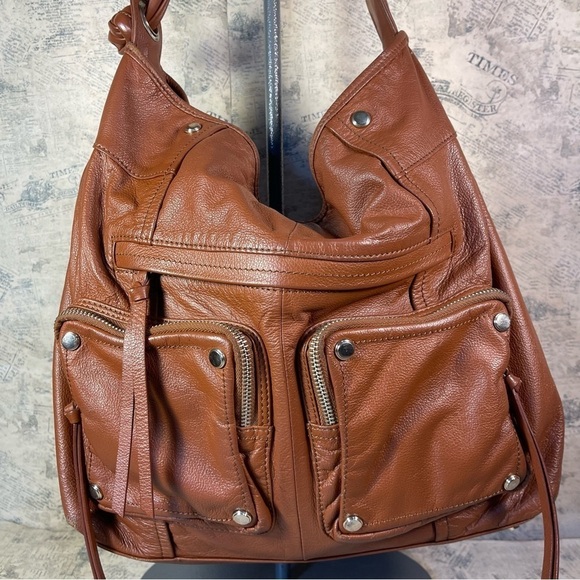 Jason Drake brown hobo Bag - Picture 2 of 14